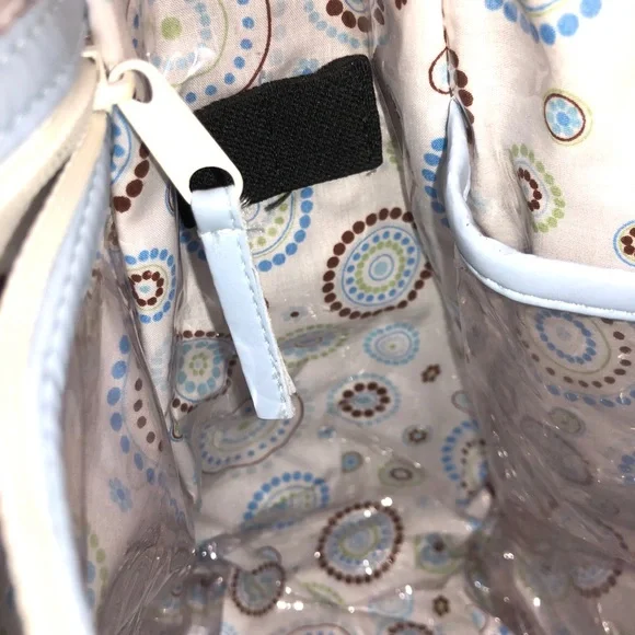 Caden Lane Baby Satchel Bag Brown/Blue XL - Picture 7 of 16